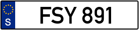 Truck License Plate
